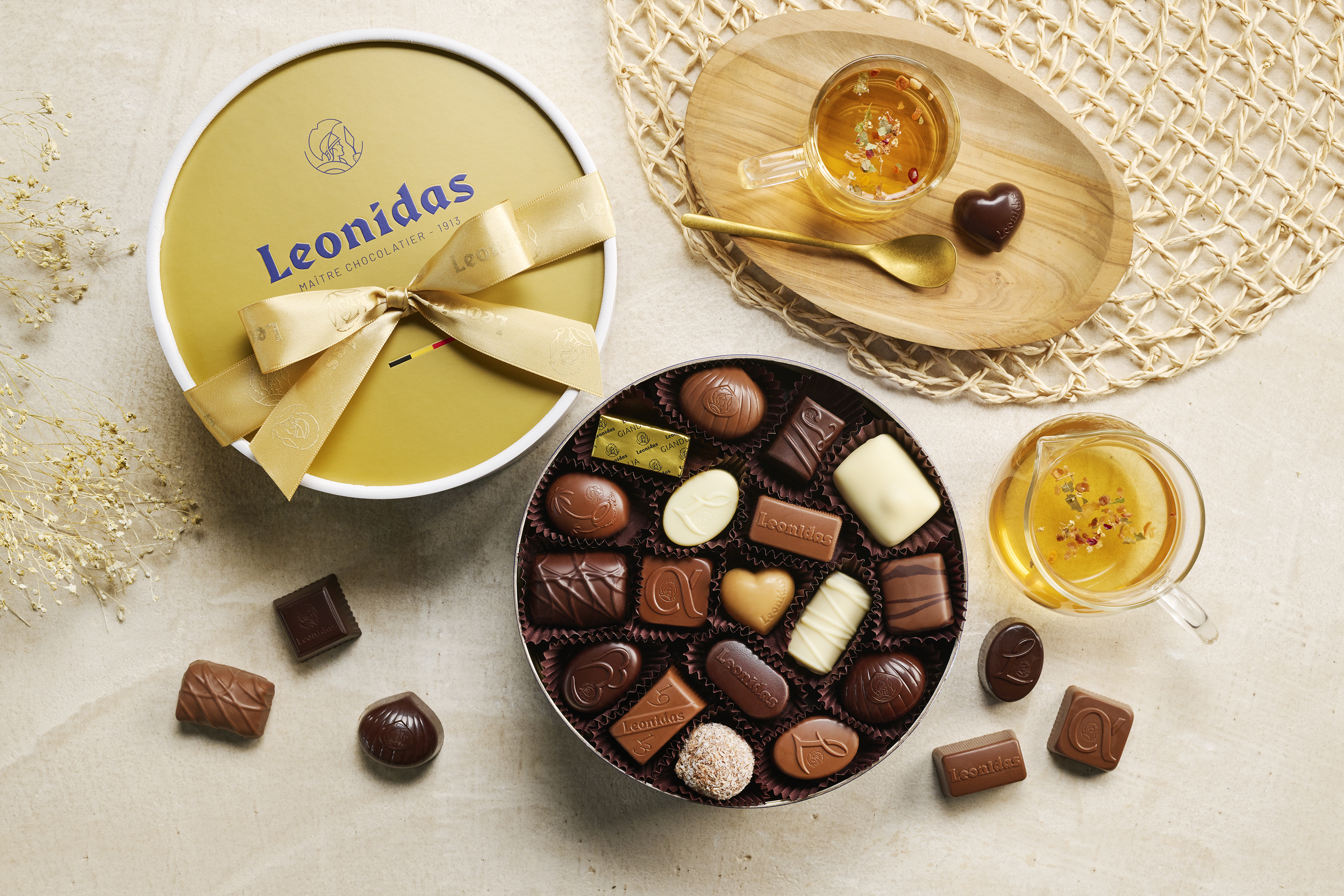 Coffret Leonidas et dégustation en salon de thé